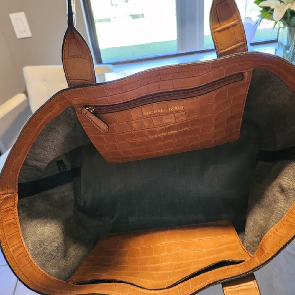 Michael Kors Denim Tote - Picture 3 of 3